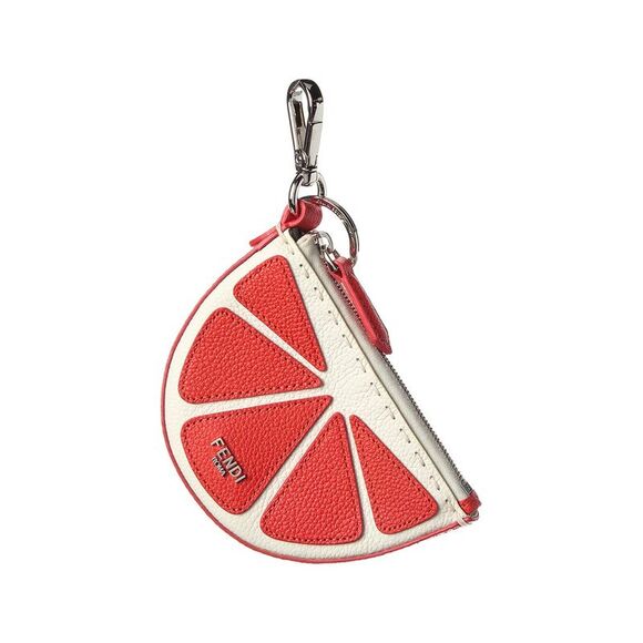FENDI Accessories - Fendi Lemon Leather Bag Charm